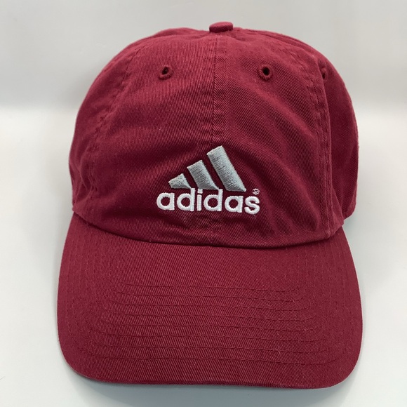 Adidas | Red Maroon Adjustable Hat - Picture 1 of 8